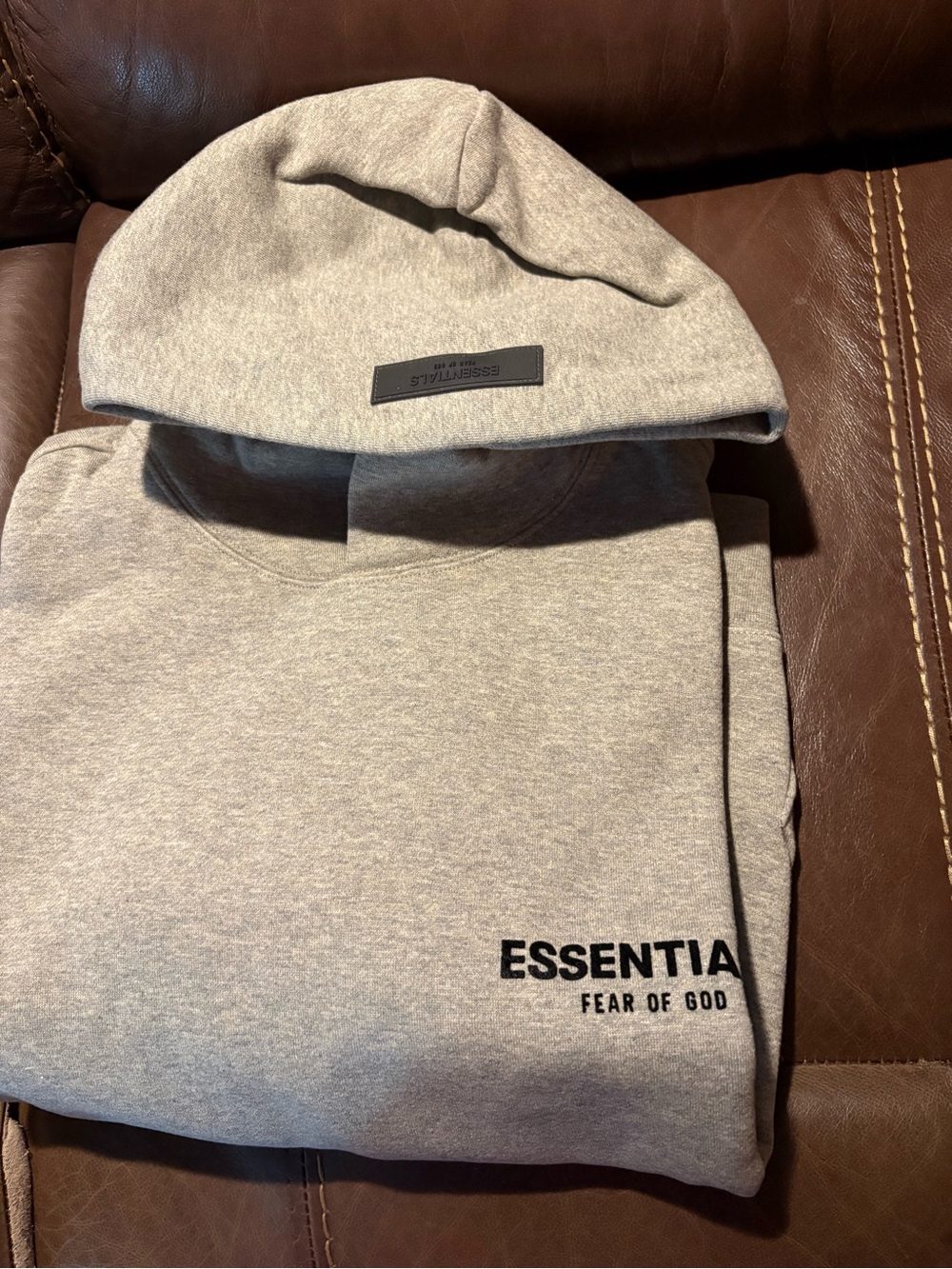 Essentials Fear of God hoodie Sweatshirt in Light Gray